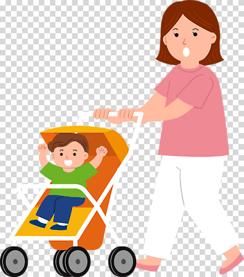 전신 편집이미지 여자 남자 어린이 누끼 앉기 소년 성인 두명 놀람 만세 밀기 유모차 PNG 모자관계 감정 아들 가족 모션 엄마 표정 사람 아기용품 파일형식