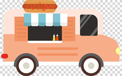 편집이미지 누끼 사람없음 핫도그 PNG 차양막 핫도그가게 푸드트럭 코랄 음식 컬러 패스트푸드 상점 트럭 차양 파일형식