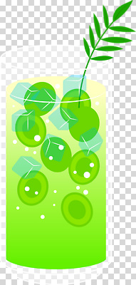 편집이미지 잔 누끼 사람없음 연두색 얼음 허브 청포도 PNG 냉음료 청포도에이드 자연요소 식물 식기 음료 포도 초록색 에이드 파일형식
