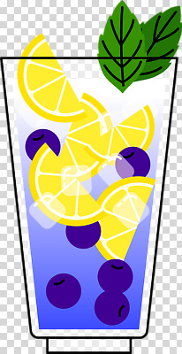 편집이미지 조각 잔 누끼 사람없음 얼음 레몬 레모네이드 블루베리 그라데이션 PNG 냉음료 페퍼민트 자연요소 식기 음료 과일 민트 에이드 파일형식