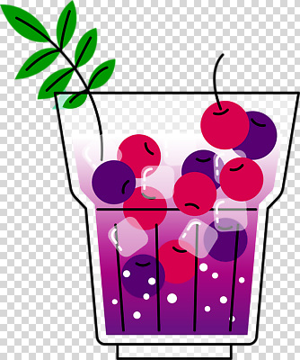 편집이미지 잔 누끼 사람없음 보라색 얼음 체리 허브 블루베리 그라데이션 PNG 냉음료 체리에이드 자연요소 식물 식기 음료 컬러 과일 에이드 파일형식