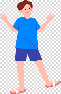 전신 편집이미지 남자 한명 미소 누끼 성인 파란색 손들기 쪼리 PNG 성인남자한명만 1 컬러 모션 표정 사람 샌들 남자한명만 성인남자만 파일형식