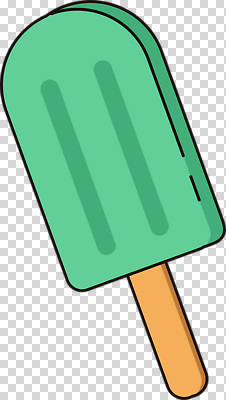 편집이미지 누끼 사람없음 PNG 막대아이스크림 에메랄드색 컬러 아이스크림 파일형식