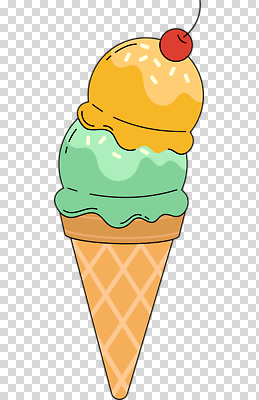 편집이미지 누끼 사람없음 체리 콘아이스크림 PNG 더블아이스크림 스프링클 과일 아이스크림 장식 파일형식