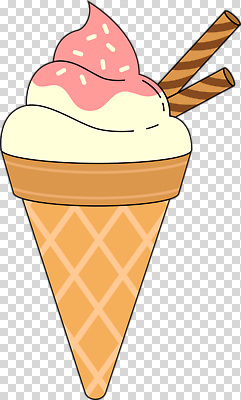 편집이미지 누끼 사람없음 콘아이스크림 PNG 막대아이스크림 스프링클 아이스크림 장식 파일형식
