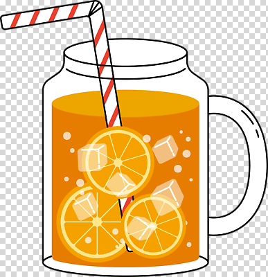 편집이미지 단면 잔 빨대 누끼 사람없음 얼음 주황색 슬라이스 PNG 냉음료 오렌지에이드 자연요소 식기 음료 컬러 에이드 파일형식