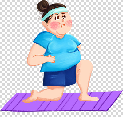 전신 편집이미지 여자 다이어트 한명 누끼 성인 요가자세 매트 머리띠 비만 PNG 성인여자한명만 1 포즈 장신구 요가 건강 사람 몸매 여자한명만 성인여자만 파일형식