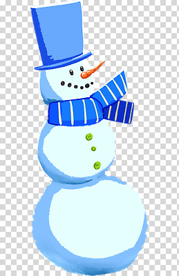 모자_잡화 잡화 뿌리채소 파란색 파일형식 하늘색 목도리 당근 중절모 눈사람 편집이미지 PNG 사람없음 누끼