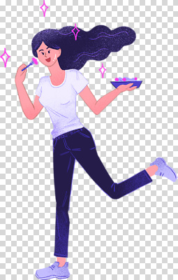 전신 편집이미지 그릇 여자 포크 다이어트 한명 들기 누끼 성인 반짝임 달리기 샐러드 먹기 PNG 성인여자한명만 1 식기 음식 모션 건강 사람 여자한명만 성인여자만 파일형식