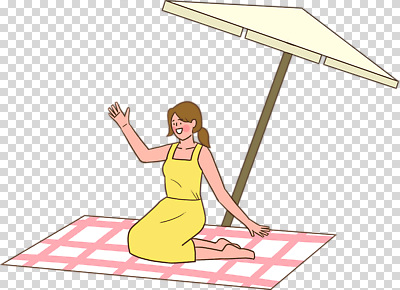 전신 편집이미지 여자 한명 미소 누끼 앉기 성인 파라솔 무릎꿇기 돗자리 손인사 PNG 성인여자한명만 1 모션 표정 사람 인사 여자한명만 성인여자만 파일형식