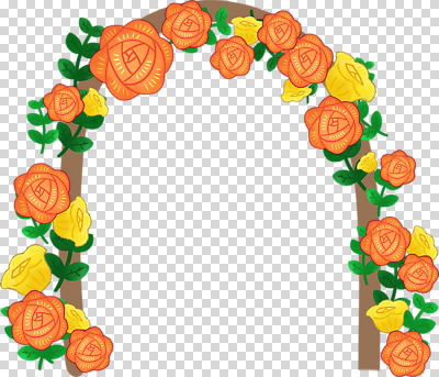 식물 꽃 컬러 파일형식 잎 덩굴 장미 문 주황색 편집이미지 PNG 사람없음 누끼