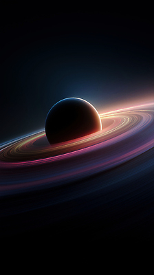 JPG 편집이미지 상상 사람없음 빛 검은색 어둠 행성 광선 고리 이미지편집 편집실사 AI컴퓨터그래픽 AI콘텐츠 컬러 우주 CG 파일형식