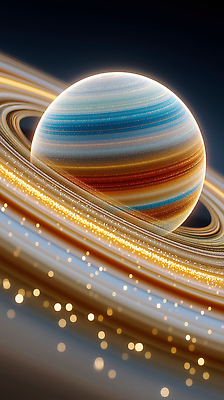 JPG 편집이미지 상상 사람없음 빛 반짝임 어둠 행성 광선 고리 이미지편집 편집실사 AI컴퓨터그래픽 AI콘텐츠 모션 우주 CG 파일형식