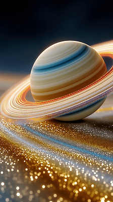 JPG 편집이미지 상상 사람없음 빛 반짝임 어둠 행성 광선 고리 이미지편집 편집실사 AI컴퓨터그래픽 AI콘텐츠 모션 우주 CG 파일형식