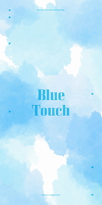 PSD 하늘색 백그라운드 일러스트 붓터치 추상 수채화 사람없음 번짐 국내일러스트 무늬 파란색 파일형식 효과