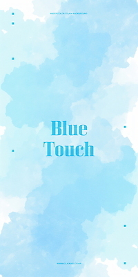 PSD 하늘색 백그라운드 일러스트 붓터치 추상 수채화 사람없음 번짐 국내일러스트 무늬 파란색 파일형식 효과