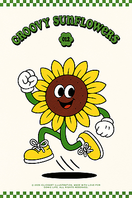 운동화 잎 일러스트 해바라기 의인화 미소 사람없음 노란색 손들기 귀여움 점프 주먹 활발 복고 꽃캐릭터 일러캐릭터 AI파일 식물 캐릭터 꽃 컬러 신발 컨셉 모션 표정 파일형식 벡터
