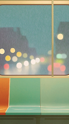 JPG 야경 의자 일러스트 창문 사람없음 비 전철 보케 청록색 감성 국내일러스트 AI일러스트 AI콘텐츠 자연요소 육상교통 컬러 가구 컨셉 날씨 대중교통 야간 파일형식 풍경_경치