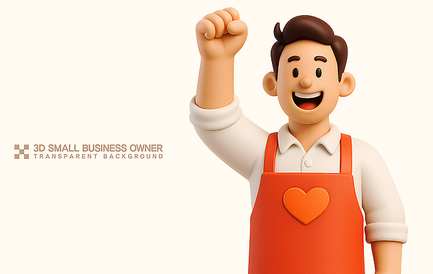 PSD 편집이미지 남자 3D캐릭터 사랑 한명 미소 상반신 성인 3D 손들기 파이팅 앞치마 주먹 하트 성인남자한명만 소상공인 편집3D 모양 직업 캐릭터 1 감정 모션 표정 사람 경제 상인 디지털합성 남자한명만 성인남자만 파일형식