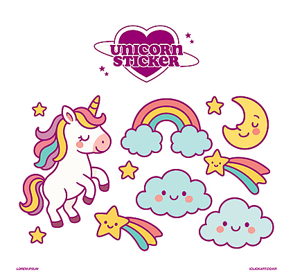 구름 무지개 스티커 일러스트 상상 동화 미소 사람없음 판타지 세트 귀여움 눈감음 보라색 하트 유성 달래 유니콘 환상 국내일러스트 AI파일 자연요소 모양 컬러 컨셉 채소 모션 표정 파일형식 벡터
