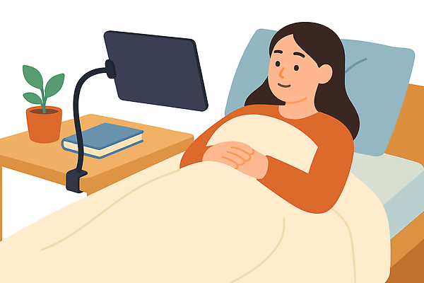 여자 화분 잎 일러스트 베개 한명 미소 성인 일상 책 태블릿 눕기 이불 침대 거치대 탁상 성인여자한명만 국내일러스트 AI파일 시청하다 식물 1 가구 침구 모션 표정 사람 라이프 전자제품 스마트기기 여자한명만 성인여자만 파일형식 벡터