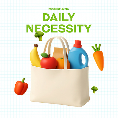 PSD 편집이미지 음식 오렌지 파프리카 바나나 사람없음 종이봉투 3D 당근 사과 브로콜리 세제 생필품 식료품백 편집3D 채소 과일 봉투 뿌리채소 디지털합성 오브젝트 파일형식