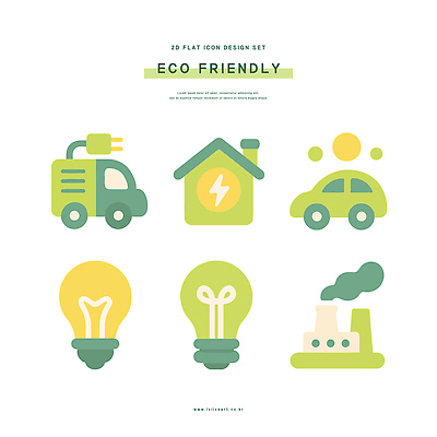 아이콘 전구 공장 사람없음 연두색 세트 플러그 에코 친환경 매연 그린아이콘 번개모양 전기자동차 집모양 2D아이콘 AI파일 모양 공업 자동차 초록색 환경 환경오염 번개 파일형식 벡터