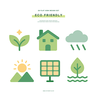 나무 아이콘 주택 사람없음 연두색 반짝임 세트 태양 새싹 비 먹구름 에코 친환경 집열판 그린아이콘 산맥 2D아이콘 AI파일 자연요소 식물 모션 날씨 산 건물 초록색 환경 태양에너지 파일형식 벡터 구름_자연