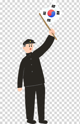 전신 편집이미지 학생 남자 교복 청소년 한명 들기 누끼 깃발 태극기 PNG 비장 옛 십대남자한명만 학생운동 1 옷 모션 사람 국기 투쟁 남자한명만 십대남자만 파일형식