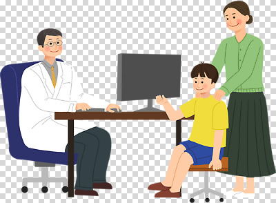 전신 편집이미지 여자 남자 어린이 병원 미소 누끼 앉기 소년 성인 세명 모니터 진료 의사가운 소아과 PNG 바퀴의자 안경낌 어깨에손 모자관계 안경 아들 의자 의학 가족 모션 엄마 표정 사람 컴퓨터 의사 가운 파일형식