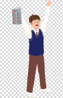 전신 편집이미지 남자 교복 청소년 한명 웃음 들기 누끼 만세 시험지 PNG 백점 십대남자한명만 1 옷 모션 표정 사람 점수 남자한명만 십대남자만 파일형식