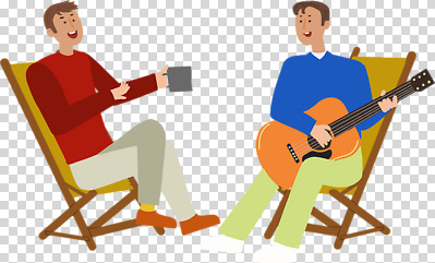 전신 편집이미지 남자 연주 미소 들기 누끼 앉기 성인 두명 컵 친구 캠핑 통기타 PNG 성인남자만 캠핑의자 식기 음악 의자 관계 모션 레저 표정 캠핑도구 사람 기타 남자만 성인만 파일형식