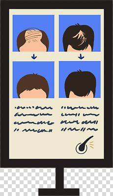 편집이미지 누끼 신체부위 머리 스크린 모니터 PNG 탈모 전후 사람 컴퓨터 비교 증상 파일형식