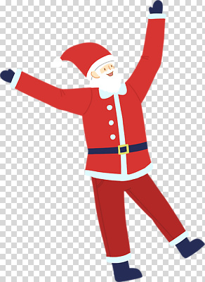 1 컬러 크리스마스 모션 표정 사람 성인 남자한명만 노인남자만 파일형식 웃음 만세 빨간색 전신 한명 남자 노인남자한명만 노년 산타클로스 편집이미지 PNG 누끼