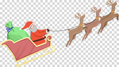 1 크리스마스 모션 사슴 사람 성인 남자한명만 노인남자만 파일형식 썰매 비행 루돌프 보따리 잡기 한명 남자 노인남자한명만 노년 산타클로스 편집이미지 PNG 누끼 전신