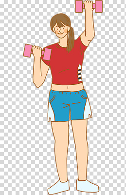 전신 편집이미지 여자 한명 미소 들기 누끼 성인 운동복 헬스 아령 PNG 성인여자한명만 1 옷 모션 표정 사람 운동 여자한명만 성인여자만 파일형식