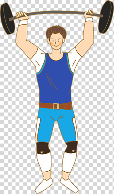전신 편집이미지 남자 한명 미소 누끼 성인 파란색 운동복 역기 역도 역도선수 PNG 성인남자한명만 들어올리기 1 옷 스포츠 컬러 모션 운동선수 표정 사람 운동 남자한명만 성인남자만 파일형식