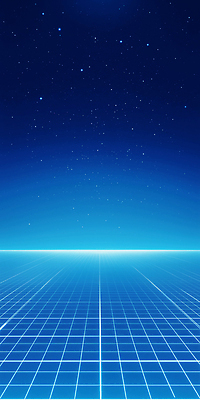 JPG 백그라운드 밤하늘 사람없음 파란색 빛 디지털 격자 가상공간 AI컴퓨터그래픽 AI콘텐츠 컬러 무늬 하늘 야간 파일형식