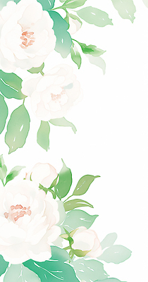 JPG 백그라운드 잎 꽃무늬 일러스트 수채화 사람없음 초록색 국내일러스트 AI일러스트 AI콘텐츠 식물 꽃 컬러 무늬 파일형식