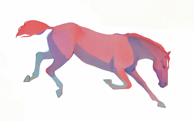 JPG 일러스트 수채화 사람없음 빨간색 달리기 말띠 국내일러스트 병오년 붉은말 AI일러스트 AI콘텐츠 컬러 모션 십이지신 말_동물 파일형식 2026년