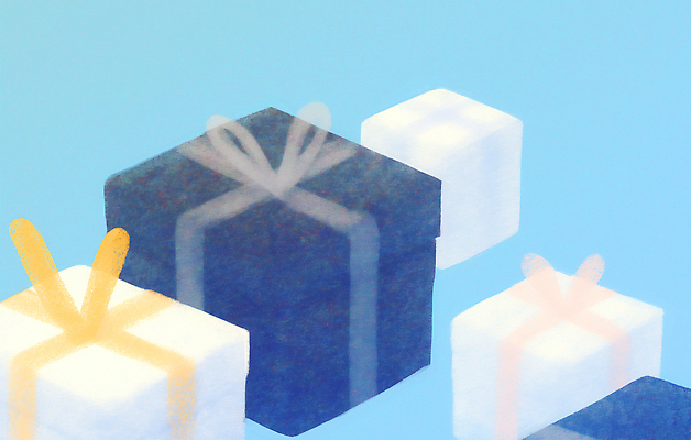 JPG 리본 하늘색 일러스트 사람없음 선물상자 국내일러스트 AI일러스트 AI콘텐츠 선물 파란색 상자 파일형식