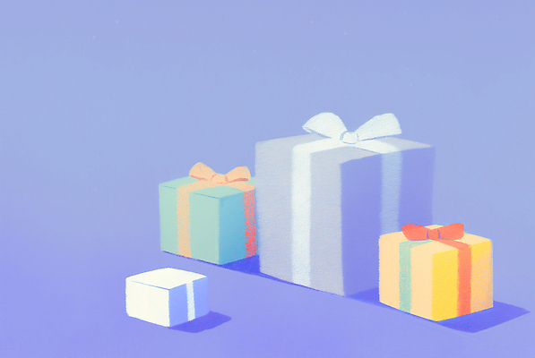 JPG 리본 일러스트 그림자 사람없음 선물상자 보라색 국내일러스트 AI일러스트 AI콘텐츠 컬러 선물 상자 파일형식