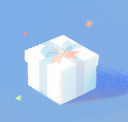JPG 리본 일러스트 그림자 사람없음 파란색 선물상자 국내일러스트 AI일러스트 AI콘텐츠 컬러 선물 상자 파일형식