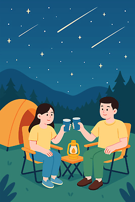 전신 나무 부부 여자 남자 행복 데이트 일러스트 탁자 텐트 미소 들기 앉기 성인 두명 컵 여름휴가 반짝임 캠핑 랜턴 풀 유성 즐거움 건배 여름밤 성인만 캠핑의자 국내일러스트 AI파일 식물 식기 커플 감정 가구 의자 모션 레저 휴가 조명 표정 캠핑도구 사람 여름 야간 파일형식 벡터 여름_계절