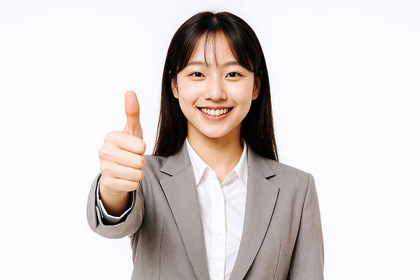 JPG 편집이미지 여자 포즈 한명 미소 정장 상반신 성인 비즈니스우먼 따봉 의료성형뷰티 성인여자한명만 편집실사 AI인물포토 AI콘텐츠 1 옷 비즈니스 표정 사람 최고 직장인 CG 여자한명만 성인여자만 파일형식 AI포토