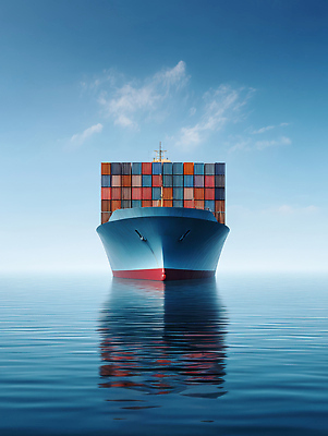 JPG 구름 편집이미지 산업 바다 비즈니스 하늘 사람없음 경제 파란색 반사 큼 컨테이너 화물선 무역 수출업 수평선 편집실사 AI포토 AI콘텐츠 자연요소 컬러 배_교통 크기 CG 파일형식