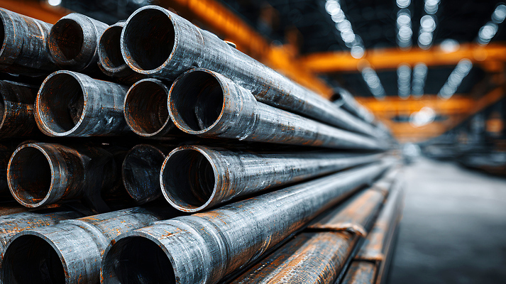 JPG 편집이미지 비즈니스 공장 사람없음 경제 철 무역 파이프 수출업 철강 편집실사 AI포토 AI콘텐츠 산업 공업 CG 파일형식