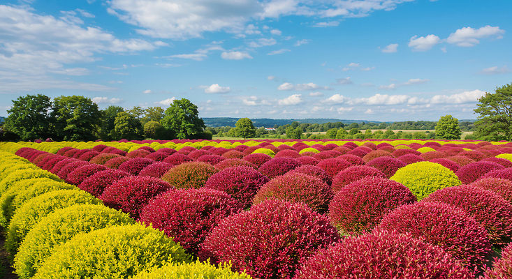 JPG 나무 구름 편집이미지 자연 하늘 풍경 초원 사람없음 댑싸리 편집실사 AI포토 AI콘텐츠 자연요소 식물 CG 생태계 파일형식