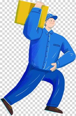 전신 편집이미지 노년 남자 한명 들기 누끼 파란색 택배기사 택배상자 PNG 캡모자 노인남자한명만 모자_잡화 1 컬러 모션 사람 성인 상자 배달원 택배 남자한명만 노인남자만 파일형식