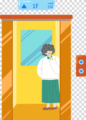 1 컬러 표정 사람 성인 여자한명만 노인여자만 파일형식 주황색 이웃 미소 전신 한명 여자 노인여자한명만 노년 버튼 엘리베이터 편집이미지 PNG 누끼